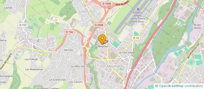localisation de l'entreprise PIERELEC à ANNECY