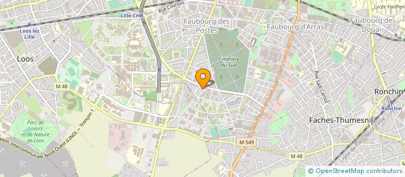 localisation de l'entreprise PIERFRAN à LILLE