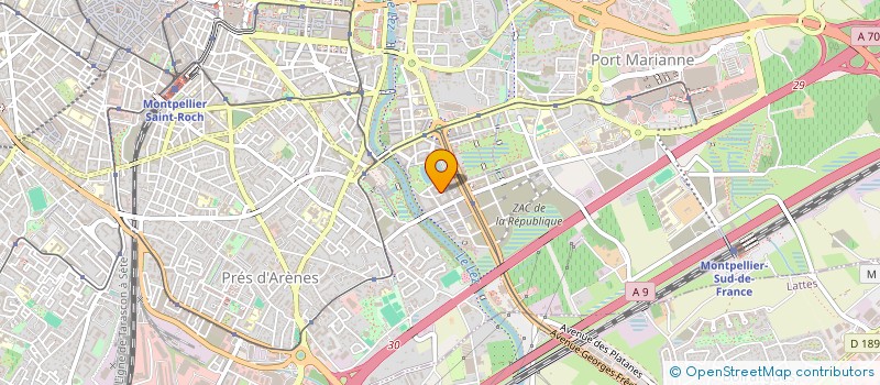 localisation de l'entreprise PIERGEST à MONTPELLIER