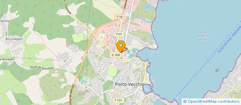 localisation de l'entreprise PIERGIGLI SARL à PORTO-VECCHIO