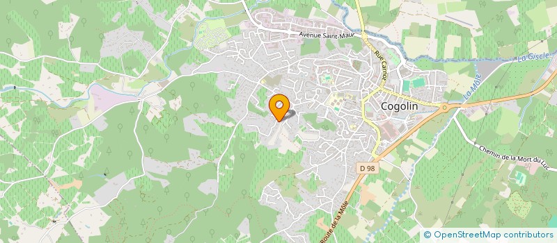 localisation de l'entreprise PIERIC à COGOLIN