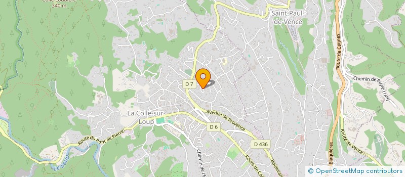 localisation de l'entreprise PIERIC à CAGNES-SUR-MER