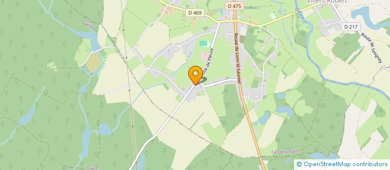 localisation de l'entreprise PIERIC  LE DESCHAUX