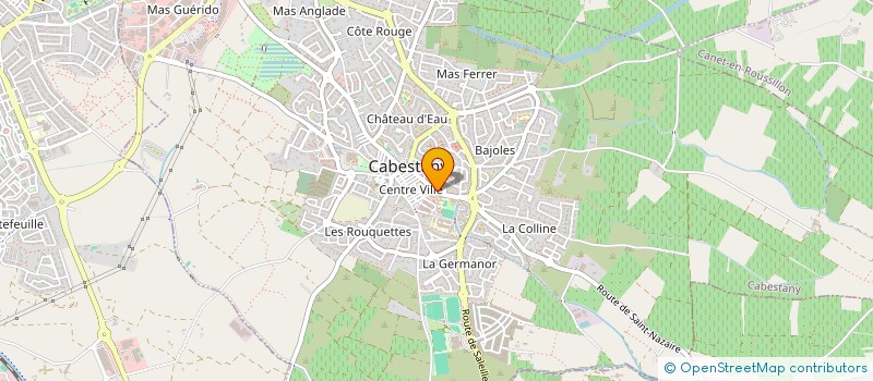 localisation de l'entreprise PIERIM à CABESTANY