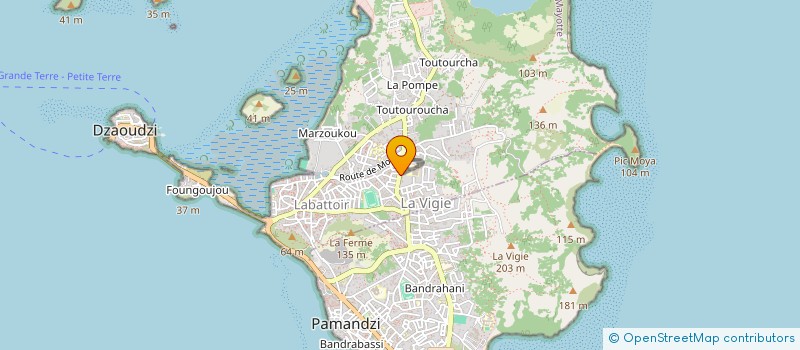 localisation de l'entreprise PIERIM MAYOTTE à DZAOUDZI