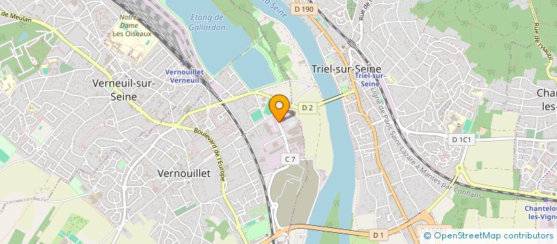 localisation de l'entreprise PIERINDEX à VERNOUILLET