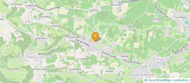 localisation de l'entreprise PIERINE69 à PORTE-DES-PIERRES-DOREES