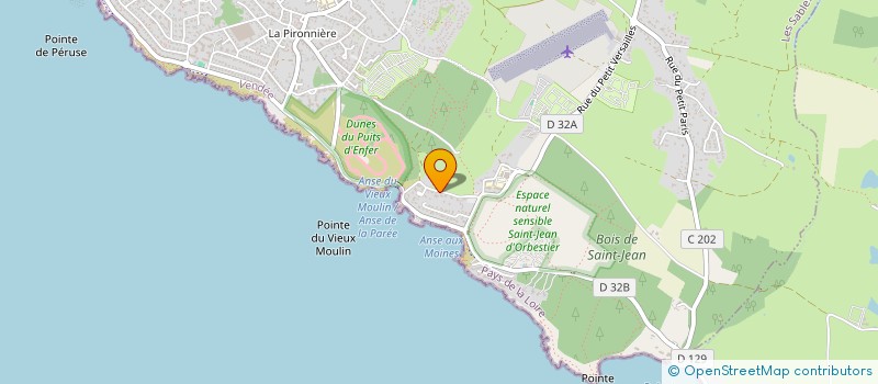 localisation de l'entreprise PIERJOMEN à LES SABLES D'OLONNE