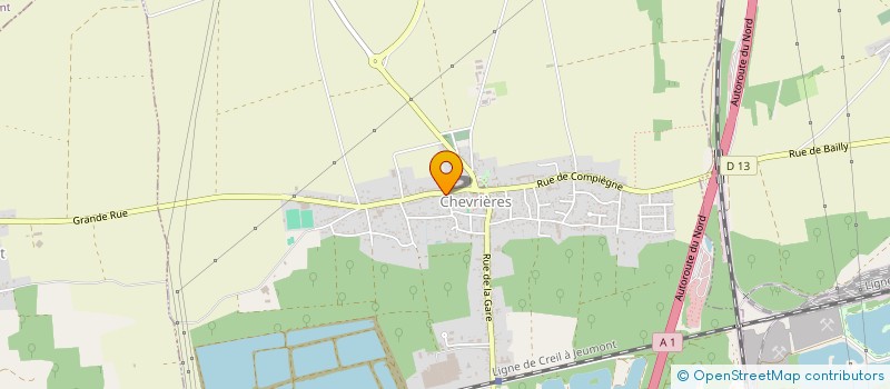 localisation de l'entreprise PIERLINE  CHEVRIERES