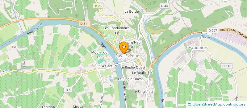 localisation de l'entreprise PIERLO à PUY-L'EVEQUE