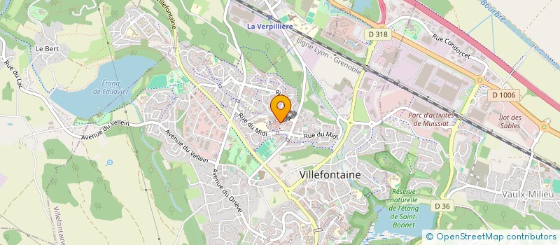 localisation de l'entreprise PIERLYNE  VILLEFONTAINE