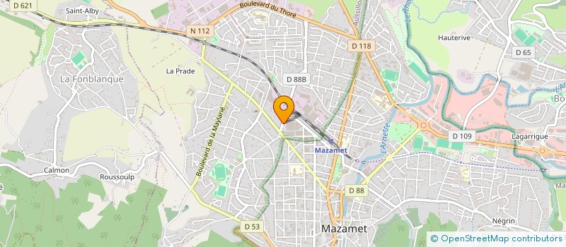 localisation de l'entreprise PIERMA à AUSSILLON