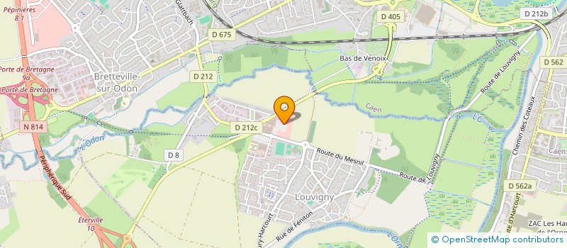 localisation de l'entreprise PIERMAT  LOUVIGNY