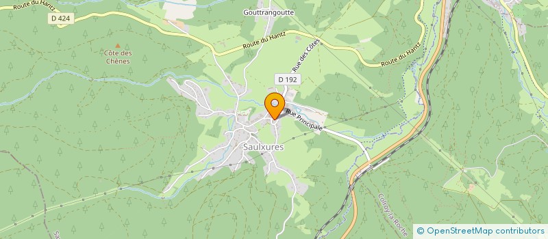 localisation de l'entreprise PIERMEE  SAULXURES