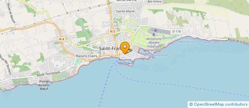 localisation de l'entreprise PIERN'S IMMO à SAINT-FRANCOIS