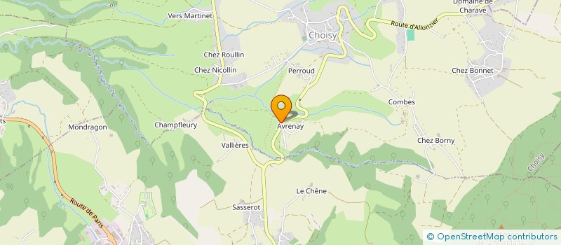 localisation de l'entreprise PIERNAT  CHOISY