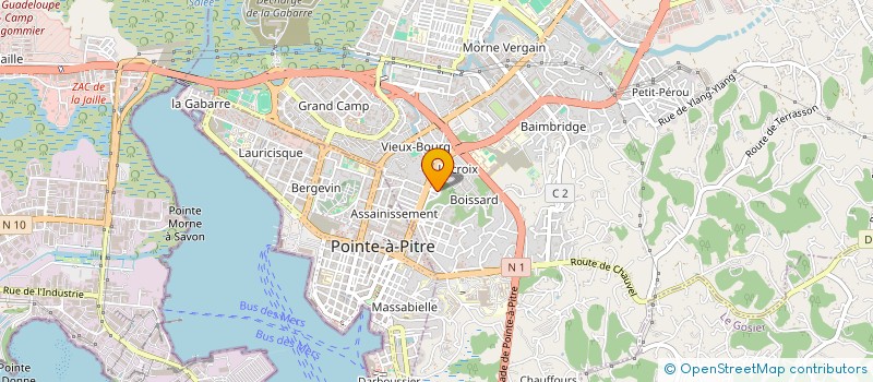 localisation de l'entreprise PIERNO EURL à LES ABYMES