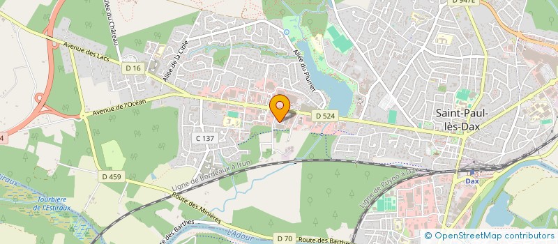 localisation de l'entreprise PIEROLAND  SAINT-PAUL-LES-DAX