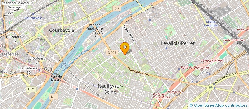localisation de l'entreprise PIEROLI à NEUILLY-SUR-SEINE