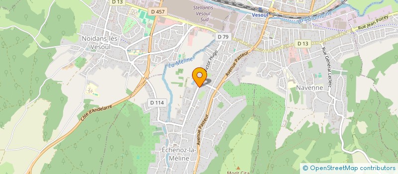 localisation de l'entreprise PIEROLIVANNE à ECHENOZ-LA-MELINE