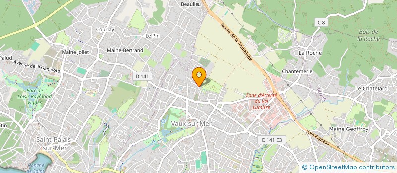 localisation de l'entreprise PIEROT INDIVISION  VAUX-SUR-MER