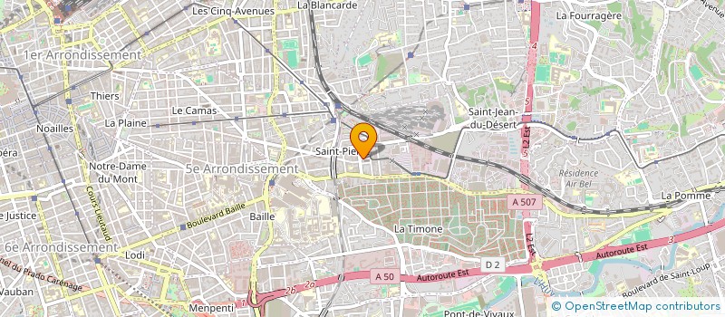 localisation de l'entreprise PIERR'ART à MARSEILLE