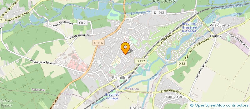 localisation de l'entreprise PIERR'EAU PLOMBERIE  BREUILLET