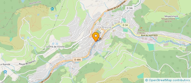 localisation de l'entreprise PIERR'IDEES à LA BRESSE