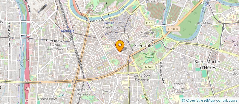 localisation de l'entreprise PIERRA MENTA  GRENOBLE