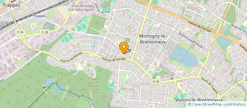 localisation de l'entreprise PIERRAC  MONTIGNY-LE-BRETONNEUX