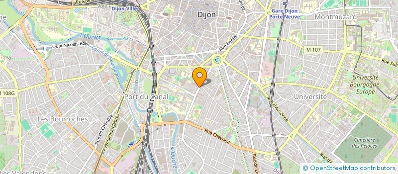 localisation de l'entreprise PIERRAMENTA MANSART à DIJON