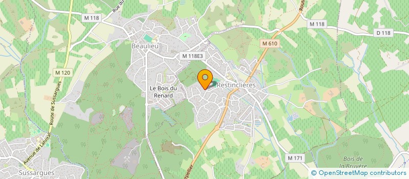 localisation de l'entreprise PIERRANN  RESTINCLIERES