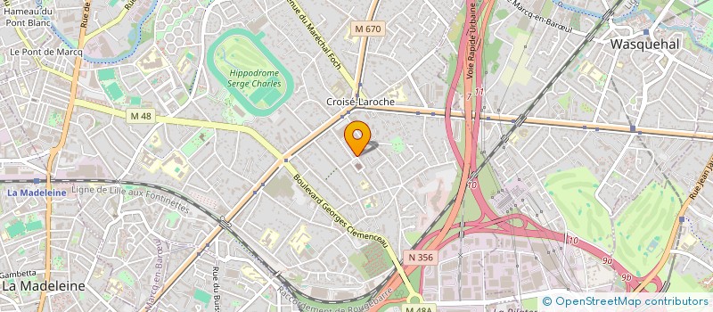 localisation de l'entreprise PIERRAPOLLINE  MARCQ-EN-BARUL