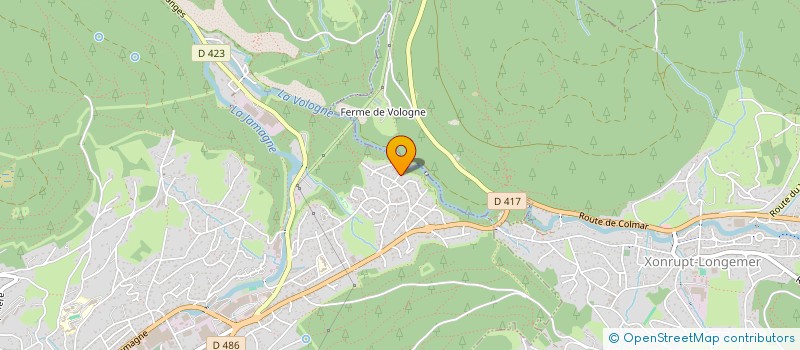 localisation de l'entreprise PIERRARD FRANCE  GERARDMER