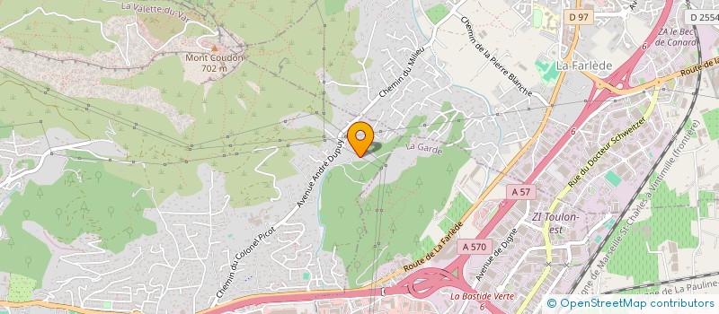 localisation de l'entreprise PIERRASCAS DAGS à LA VALETTE-DU-VAR