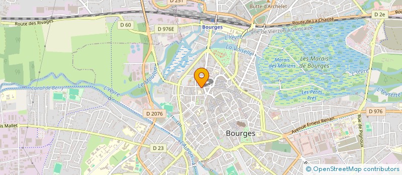 localisation de l'entreprise PIERRAT ET CORDIER à BOURGES