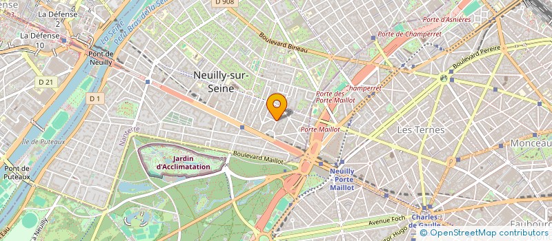localisation de l'entreprise PIERRAT - PUCCINELLI à NEUILLY-SUR-SEINE