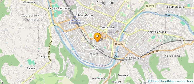 localisation de l'entreprise PIERRAUD à PERIGUEUX