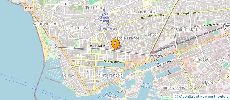 localisation de l'entreprise PIERRE 3000  LE HAVRE