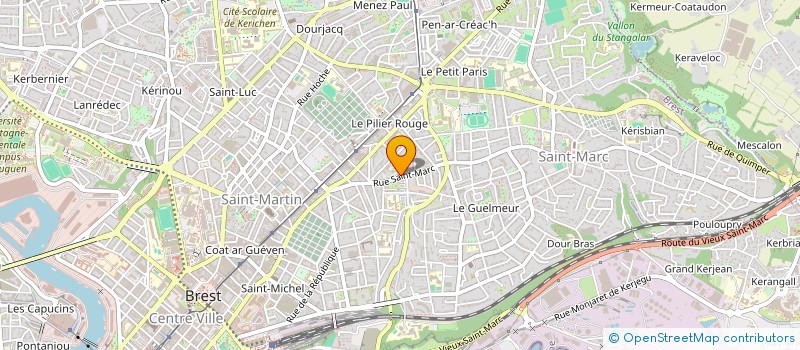 localisation de l'entreprise PIERRE  BREST