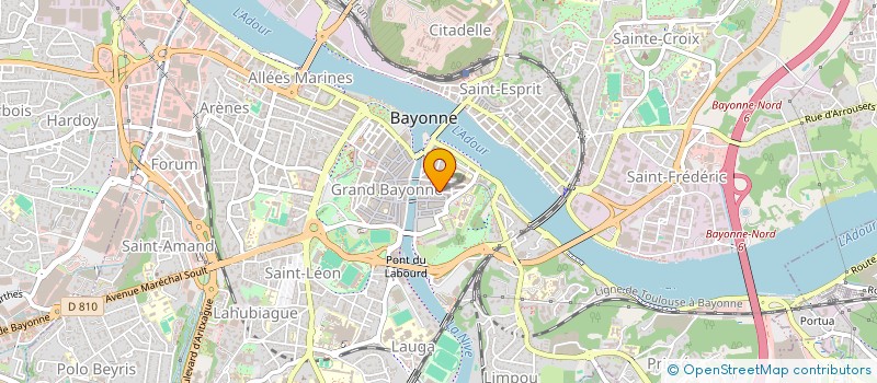 localisation de l'entreprise PIERRE à BAYONNE