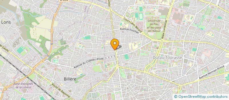 localisation de l'entreprise PIERRE à PAU
