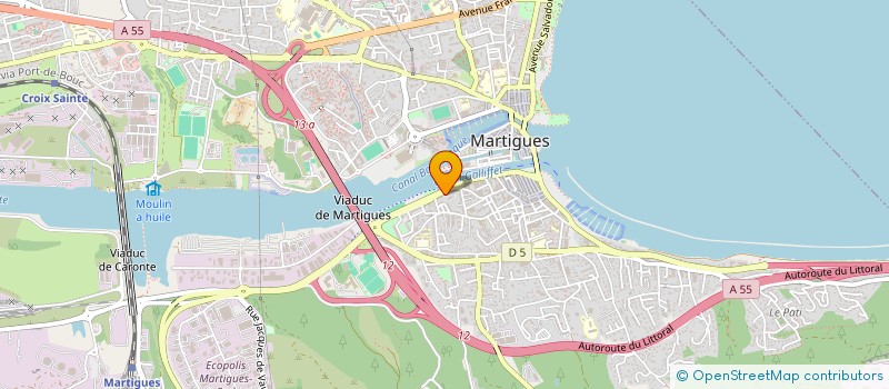 localisation de l'entreprise PIERRE à MARTIGUES