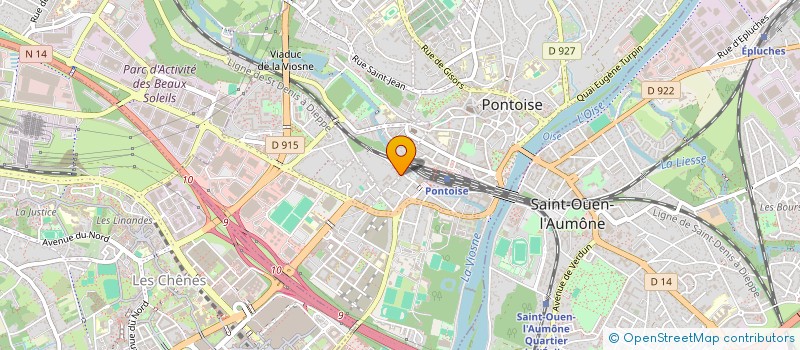 localisation de l'entreprise PIERRE ACTUELLE  PONTOISE