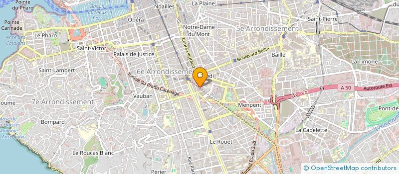 localisation de l'entreprise PIERRE AIDE INVESTISSEMENT PAI TERRE SCE à MARSEILLE