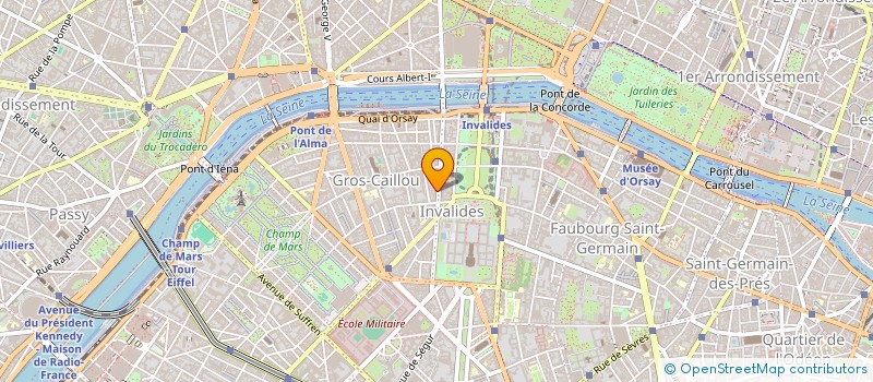 localisation de l'entreprise PIERRE AIGUE à PARIS