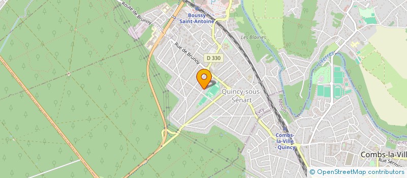 localisation de l'entreprise PIERRE AIZERSTEIN  QUINCY-SOUS-SENART