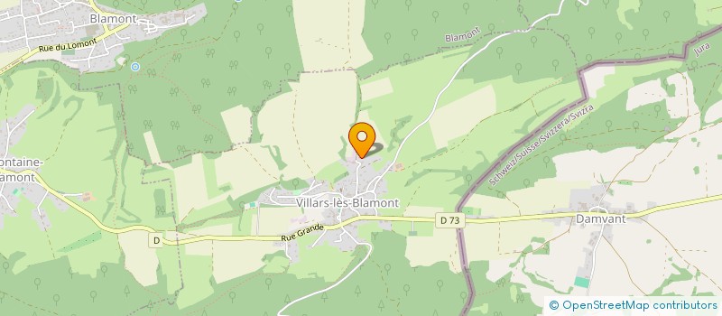 localisation de l'entreprise PIERRE ALAIN MASSON ET FILS à VILLARS-LES-BLAMONT