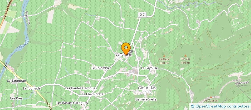 localisation de l'entreprise PIERRE ALEXANDRE  VACQUEYRAS