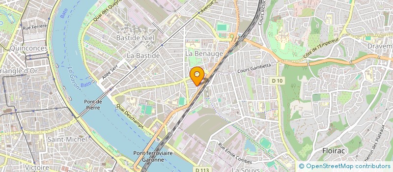 localisation de l'entreprise PIERRE-ALEXIS LOGICIEL à BORDEAUX